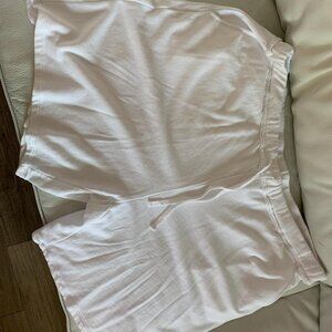 Eileen Fisher White  Mid-Thigh Shorts